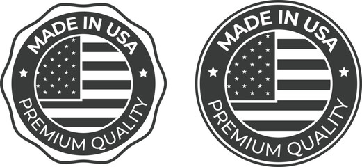 Made in USA Stamp, Badge, Seal, Emblem Etc.