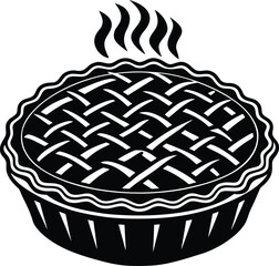 Hot homemade lattice top pie delicious dessert treat