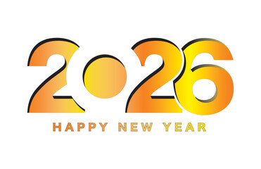  New Year 2026 celebration greeting background template. new year's eve celebration concept. Last month of 2025. Happy New Year