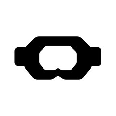VR Glasses icon vector