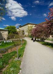 Bäderarchitektur im Staatsbad Bad Kissingen, Unterfranken, Franken, Bayern, Deutschland