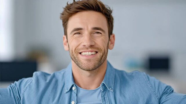 a man visualizing abundance and success during his daily manifestation practice
