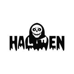 Happy Halloween Text Design  Trendy Halloween "Trick or Treat" Design vector