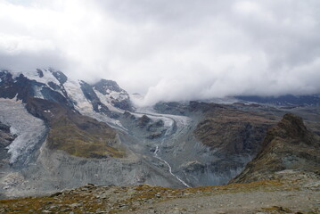 Glacier view from Gornergrat - Zermatt, Switzerland	
