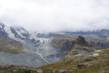 Glacier view from Gornergrat - Zermatt, Switzerland	
