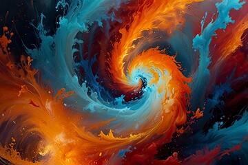 Colorful paint splash background