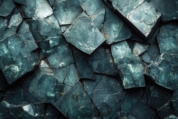 Dark, textured mineral surface showcasing intricate patterns and