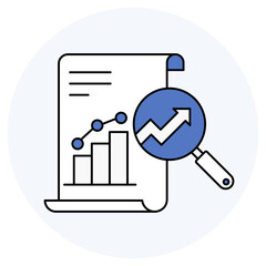 Growth Reporting icon, Tracking Success Unleashing Insights with Growth Reporting, Data-Driven...