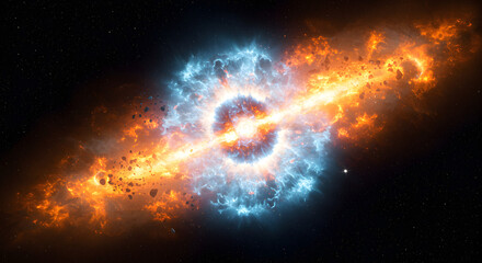 Abstract background with space