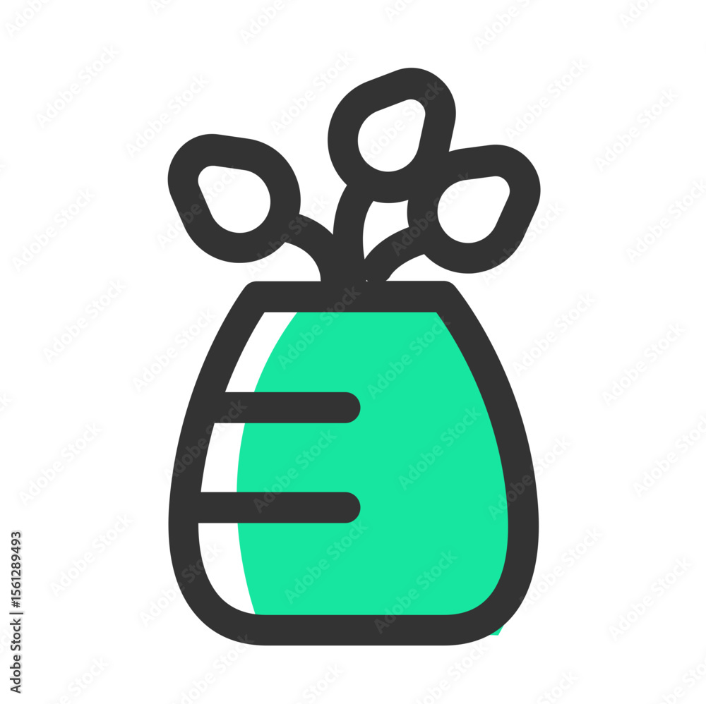 Poster abstract green and gray illustration with transparency suitable for various design applications