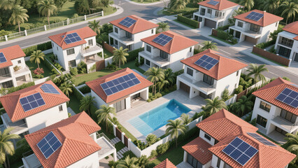 aerial view of the old town