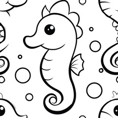 Friendly cartoon animal outline with vibrant color options