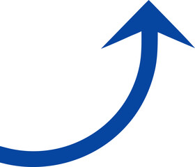 Stylish Upward Swoosh Arrow