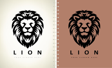 Lion logo animal vector design