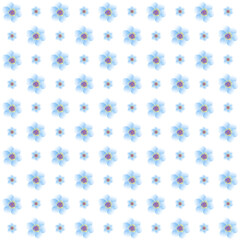 This image features a repeating floral pattern. The pattern consists of evenly spaced