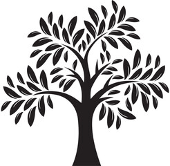 Black Tree Silhouette