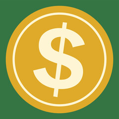 Fototapeta premium Simple Circle Shape Vector Icon Modern Minimalist Vector Art