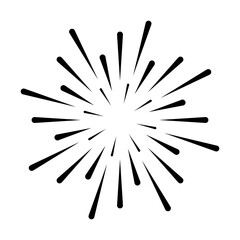Fireworks vector icon. Banger illustration sign. Frecracker symbol. Firework web icon.
