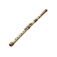 Fototapeta premium Ornate Japanese Shakuhachi Flute, Traditional Musical Instrument