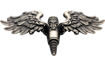 Hyperrealistic image of a classic winged corkscrew. Sharp focus on metal details and screw point. Clean studio lighting with reflections, 