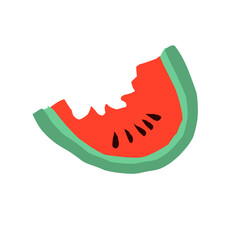 watermelon isolated on white background