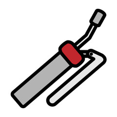 Grease Gun  Vector Filled Icon Design