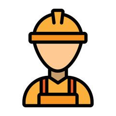 Handy man  Vector Filled Icon Design