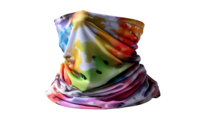 Vibrant Neck Gaiter : An eye-catching neck gaiter. Its versatile design and bright colors offer protection and style