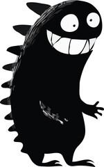 funny cartoon monster