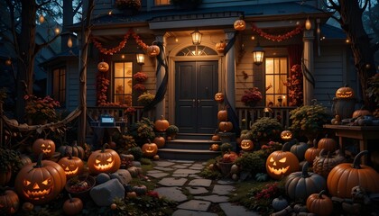 halloween pumpkin lantern