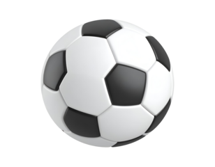 3D Soccer Ball Graphic