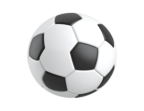 3D Soccer Ball Graphic