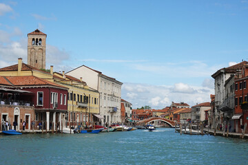 Old town of Murano island, Venice, Italy