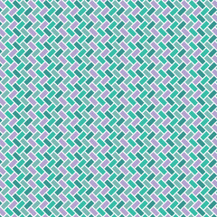 Brick mosaic tile background in swatchable, purple, light blue, green, June. / レンガ造りのモザイクタイル 背景素材 スウォッチ対応 紫 水色 緑 6月