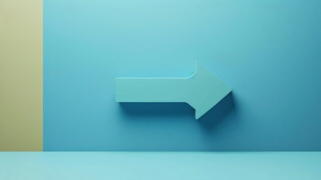 Minimalist arrow symbol pointing right