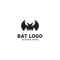 Obraz premium Elegant pen bat logo vector template