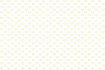 Ivory Heart Pattern – Transparent Background Seamless Vector