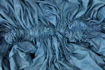 Indigo, shibori