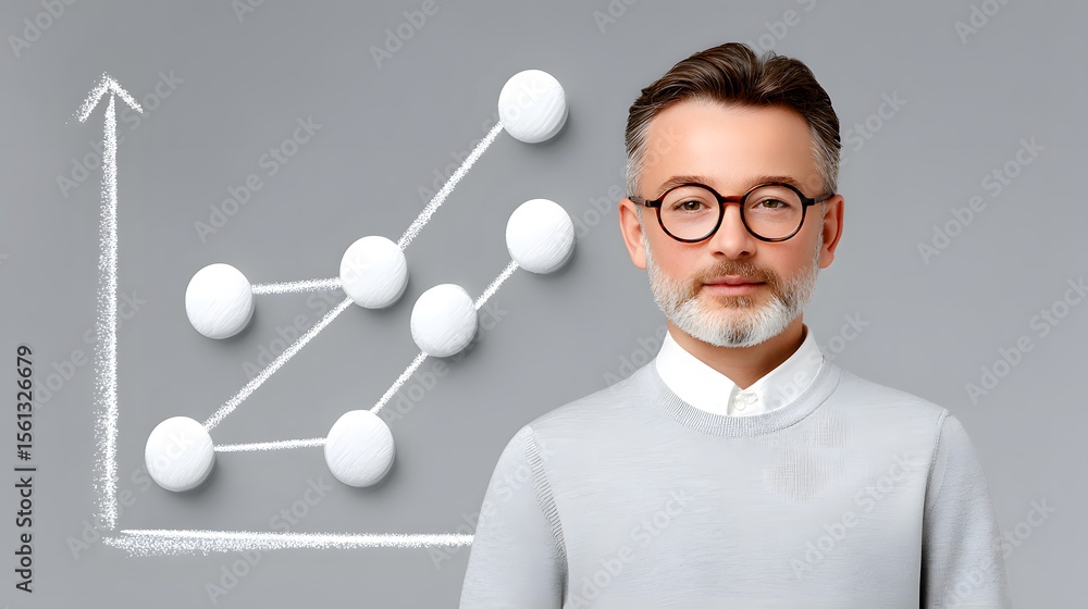 Poster an editorial shot of a financial advisor using a whiteboard to explain budgeting to a family, editor