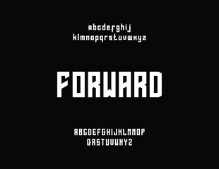 Bold, geometric sans-serif typeface 