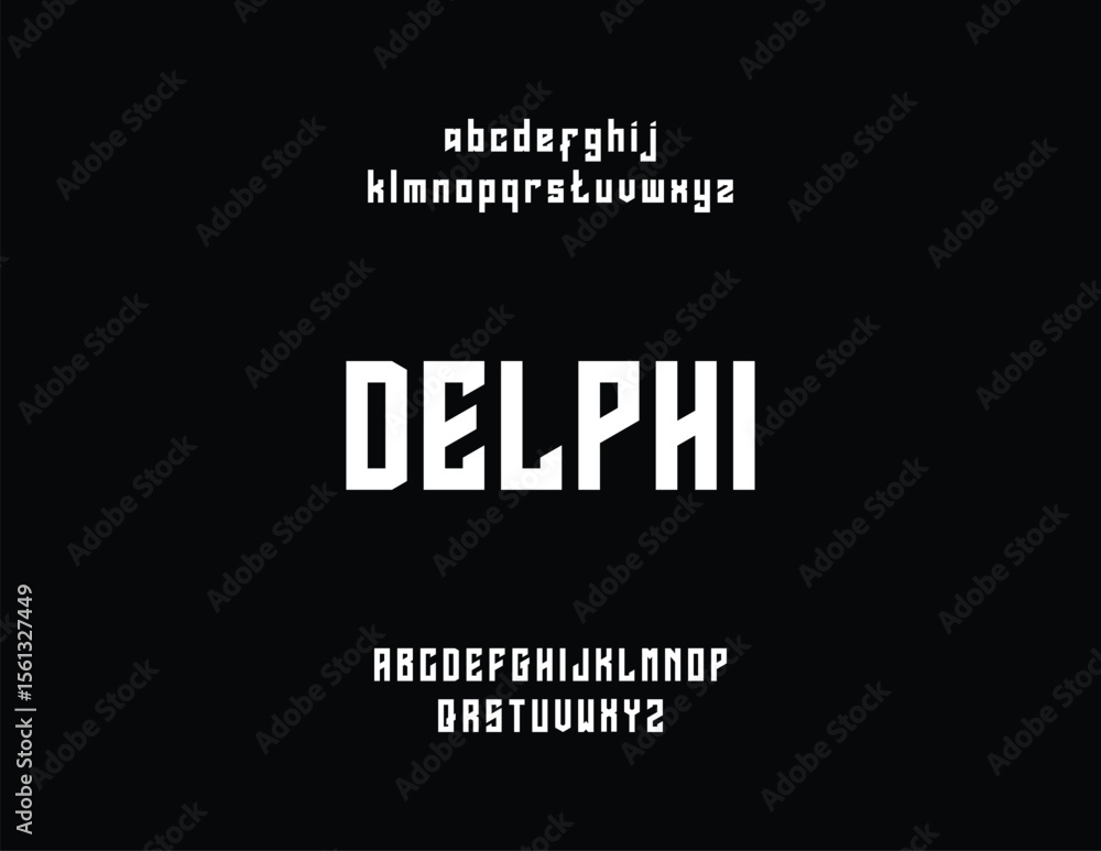 Poster bold, geometric sans-serif typeface 