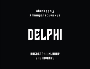 Bold, geometric sans-serif typeface 