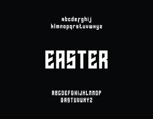 A stylized font displaying the word 