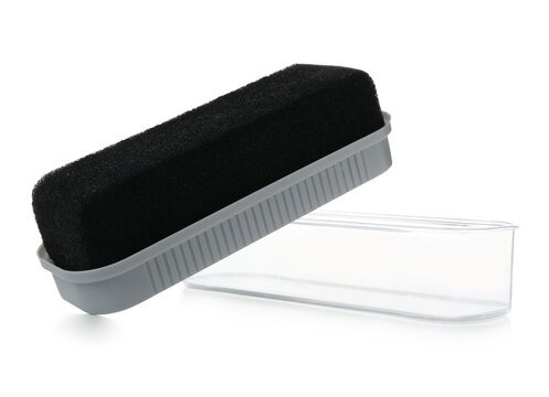 Shoe brush isolated on white background