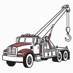 vector illustration of a truck