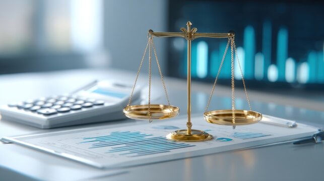 Justice Scales on Financial Data