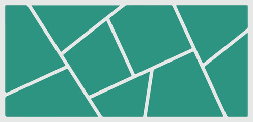 Image of a flexible photo collage gallery layout featuring multiple frames on a light background, illustrating creative photo organization.