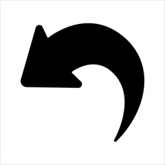 Cancel Icon. Back or Return Illustration As Simple Vector Sign & Trendy Symbol for Design, Website, Presentation or Mobile Application.