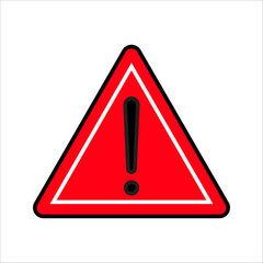 Universal Warning Triangle. General Danger Sign. Warning for Safety Precautions.
