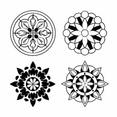 Vector line art background